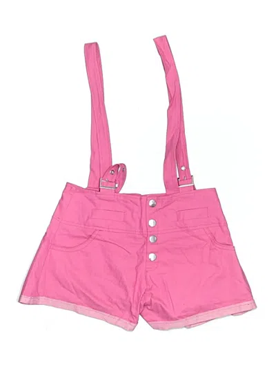 Pre-owned Unbranded Overall Shorts In Pink