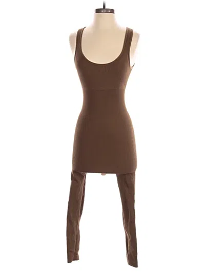 Pre-owned Unbranded Overalls In Brown