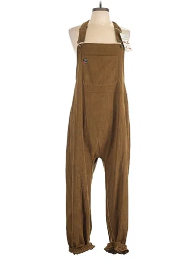 Pre-owned Unbranded Overalls In Brown