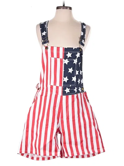 Pre-owned Unbranded Overalls In Red