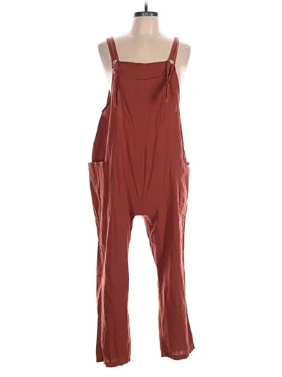 Pre-owned Unbranded Overalls In Red