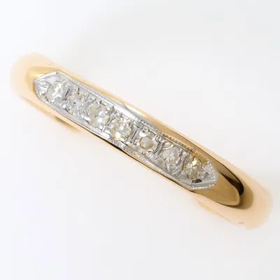 Pre-owned Unbranded Pink Gold Gold Pink Gold (18k) Gold (18k) Band Ring () In Multi