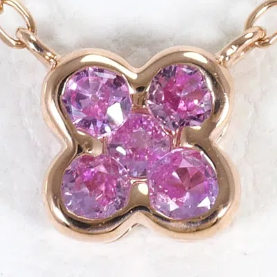 Pre-owned Unbranded Pink Gold Pink Pink Gold (10k) Necklace () In Multi