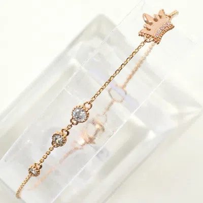 Pre-owned Unbranded Pink Gold Yellow Gold Pink Gold (14k) Yellow Gold (14k) Charm Bracelet () In Multi