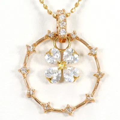 Pre-owned Unbranded Pink Gold Yellow Gold Yellow Gold (18k) Pink Gold (18k) Necklace () In Multi