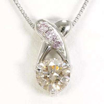 Pre-owned Unbranded Pink Platinum Platinum 850 Platinum 900 Necklace () In Multi
