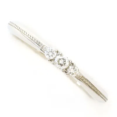 Pre-owned Unbranded Pink Platinum Platinum 900 Band Ring () In Pink, Platinum