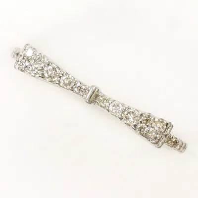 Pre-owned Unbranded Platinum 900 Band Ring () In Multi