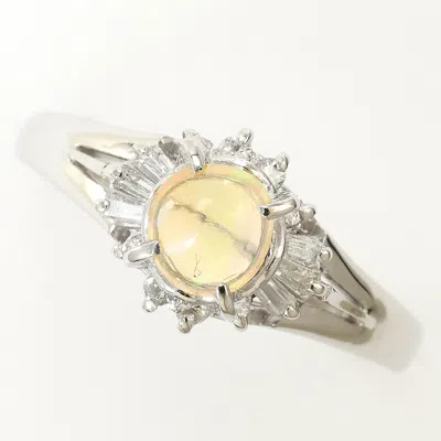Pre-owned Unbranded Platinum 900 Band Ring () In Multi