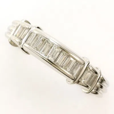 Pre-owned Unbranded Platinum 900 Band Ring () In Multi