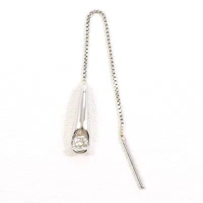 Pre-owned Unbranded Platinum 900 Chain Earrings () In Multi