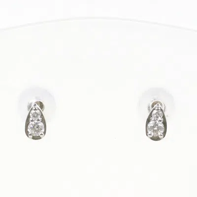 Pre-owned Unbranded Platinum 900 Stud Earrings () In Multi