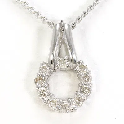 Pre-owned Unbranded Platinum Gold Gold (18k) Platinum 850 Necklace () In Multi