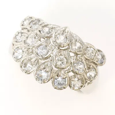 Pre-owned Unbranded Platinum Platinum 900 Band Ring () In Multi