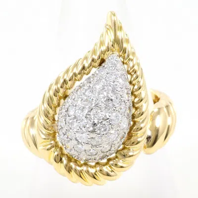 Pre-owned Unbranded Platinum Yellow Gold Yellow Gold (18k) Platinum 900 Band Ring () In Multi