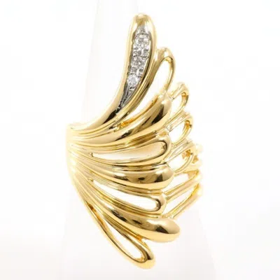 Pre-owned Unbranded Platinum Yellow Gold Yellow Gold (18k) Platinum 900 Band Ring () In Platinum, Yellow Gold