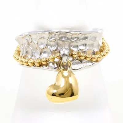 Pre-owned Unbranded Platinum Yellow Gold Yellow Gold (18k) Platinum 900 Band Ring () In Platinum, Yellow Gold