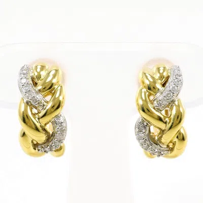 Pre-owned Unbranded Platinum Yellow Gold Yellow Gold (18k) Platinum 900 Clip Earrings () In Multi