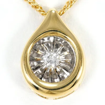 Pre-owned Unbranded Platinum Yellow Gold Yellow Gold (18k) Platinum 900 Necklace () In Multi