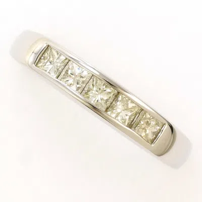 Pre-owned Unbranded Platinum Yellow Platinum 900 Band Ring () In Multi