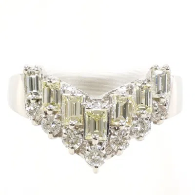 Pre-owned Unbranded Platinum Yellow Platinum 900 Band Ring () In Platinum, Yellow