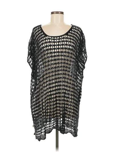 Pre-owned Unbranded Poncho In Black