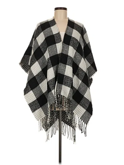 Pre-owned Unbranded Poncho In Black