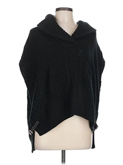 Pre-owned Unbranded Poncho In Black