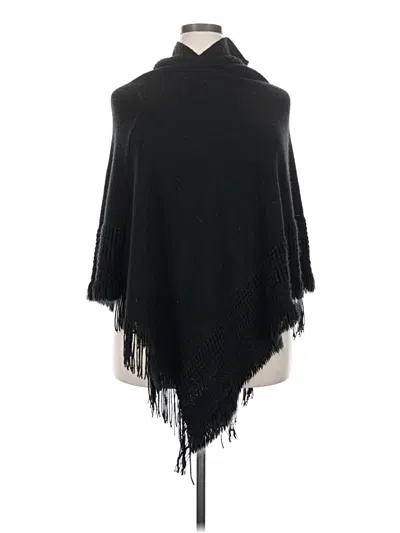 Pre-owned Unbranded Poncho In Black