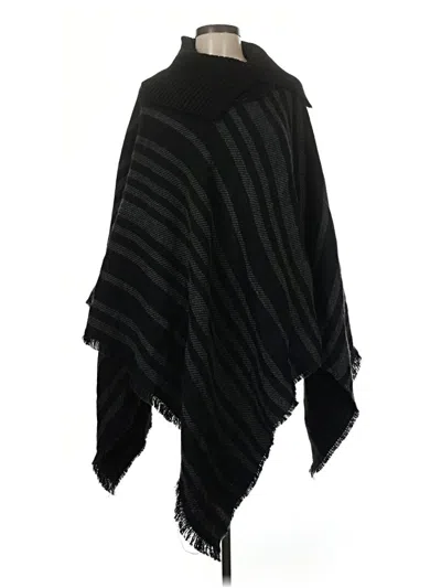 Pre-owned Unbranded Poncho In Black