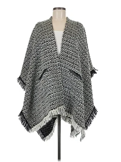 Pre-owned Unbranded Poncho In Black