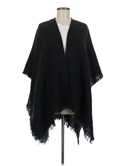 Pre-owned Unbranded Poncho In Black