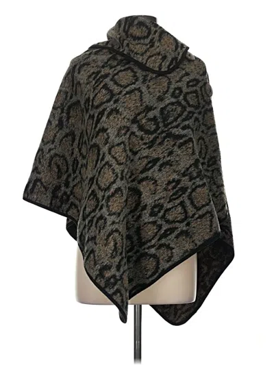 Pre-owned Unbranded Poncho In Black