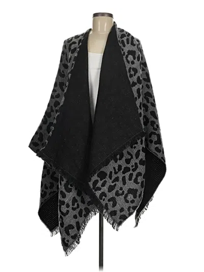 Pre-owned Unbranded Poncho In Black