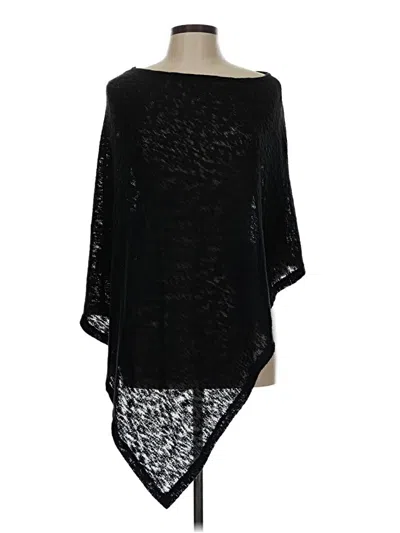 Pre-owned Unbranded Poncho In Black