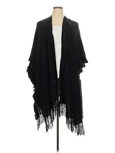 Pre-owned Unbranded Poncho In Black