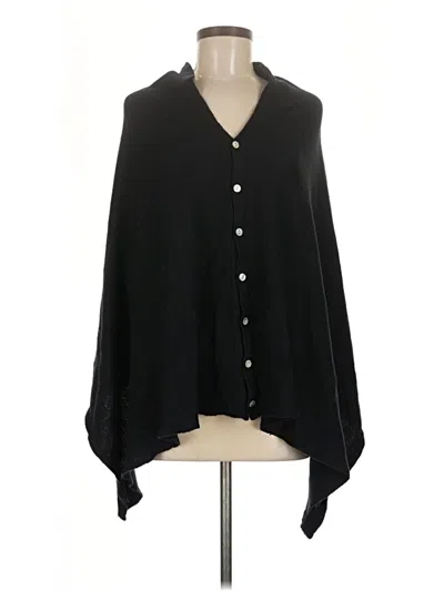 Pre-owned Unbranded Poncho In Black