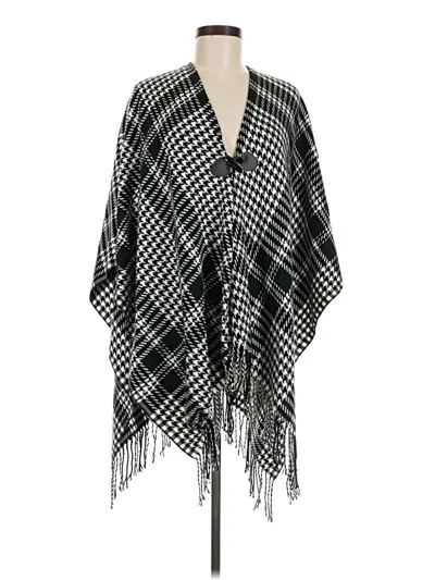 Pre-owned Unbranded Poncho In Black