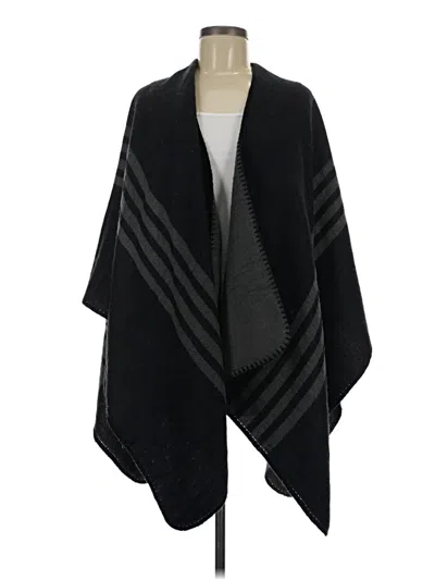 Pre-owned Unbranded Poncho In Black
