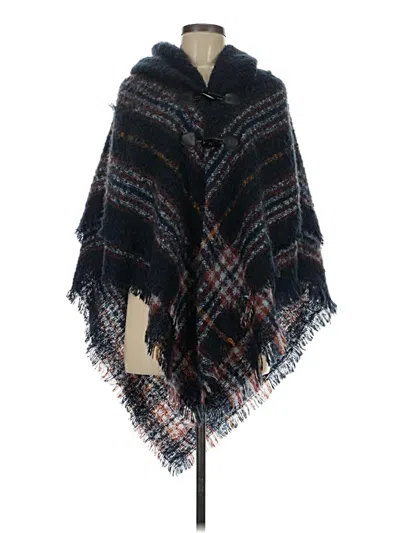 Pre-owned Unbranded Poncho In Black