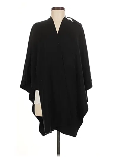 Pre-owned Unbranded Poncho In Black