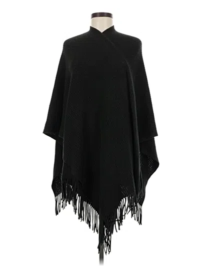 Pre-owned Unbranded Poncho In Black