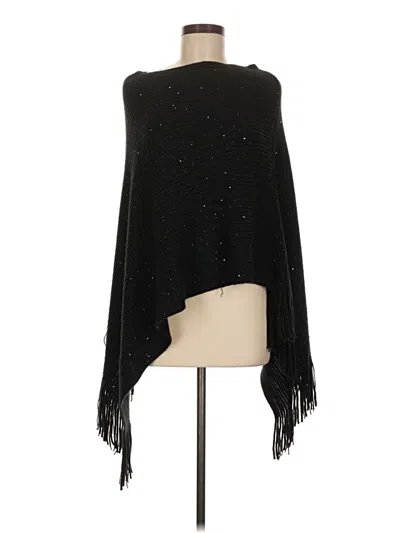 Pre-owned Unbranded Poncho In Black