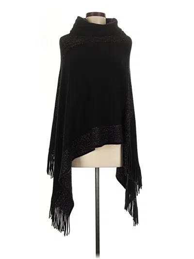 Pre-owned Unbranded Poncho In Black