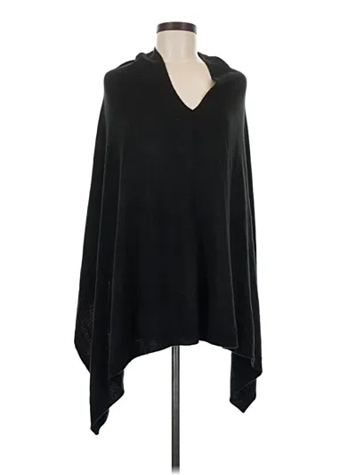 Pre-owned Unbranded Poncho In Black