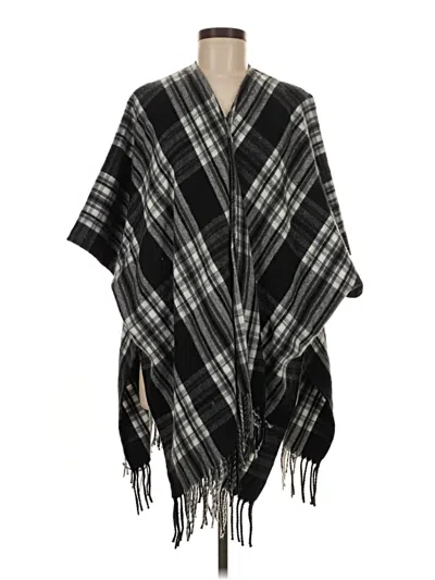 Pre-owned Unbranded Poncho In Black