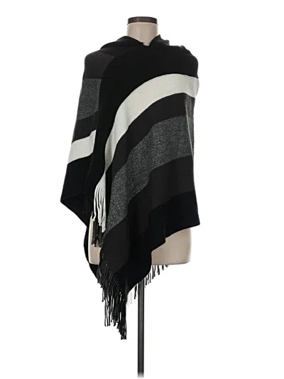 Pre-owned Unbranded Poncho In Black