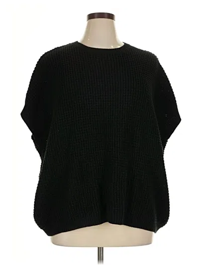 Pre-owned Unbranded Poncho In Black
