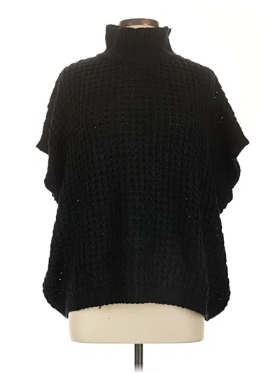 Pre-owned Unbranded Poncho In Black