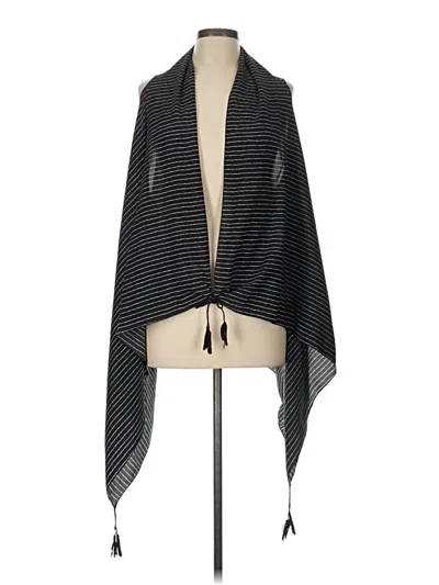 Pre-owned Unbranded Poncho In Black